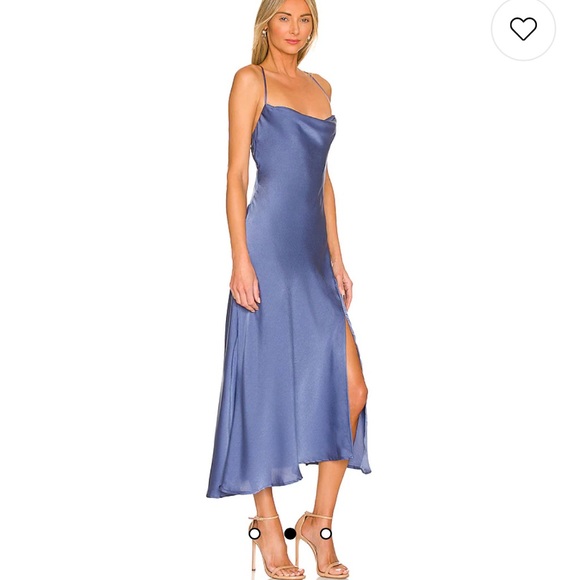 Gaia Dress in Denim by ASTR the Label - Picture 2 of 5